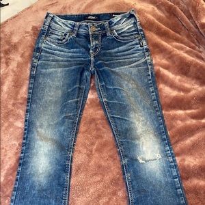 Silver jeans, Suki mid boot- super stretch